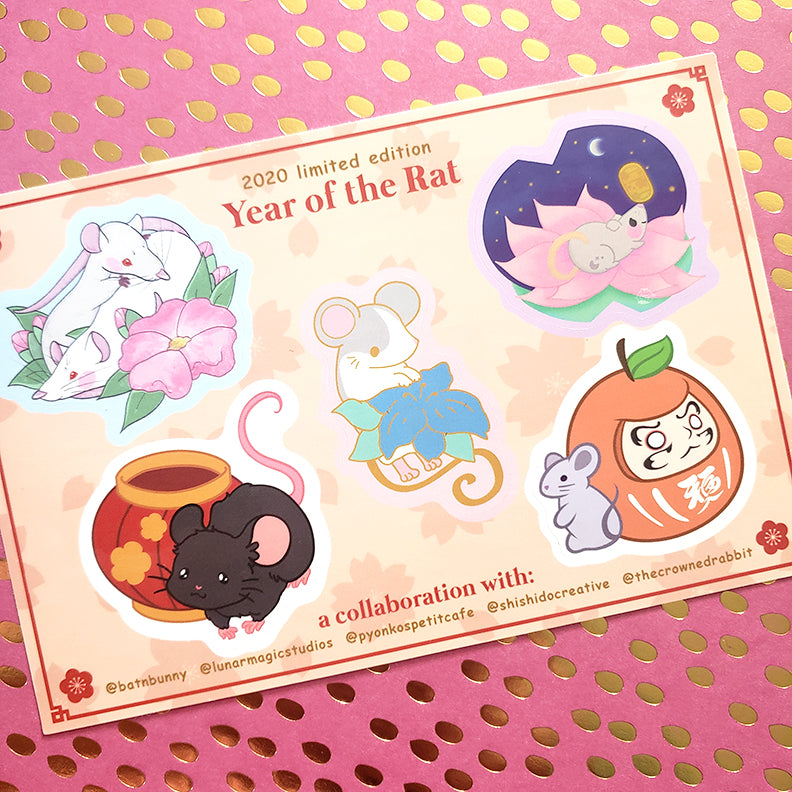 Year of the Rat Sticker Sheet