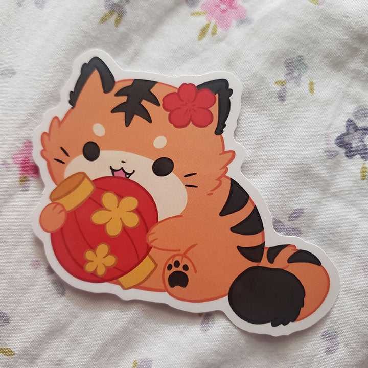 Year of the Tiger 2022 Pin & Sticker