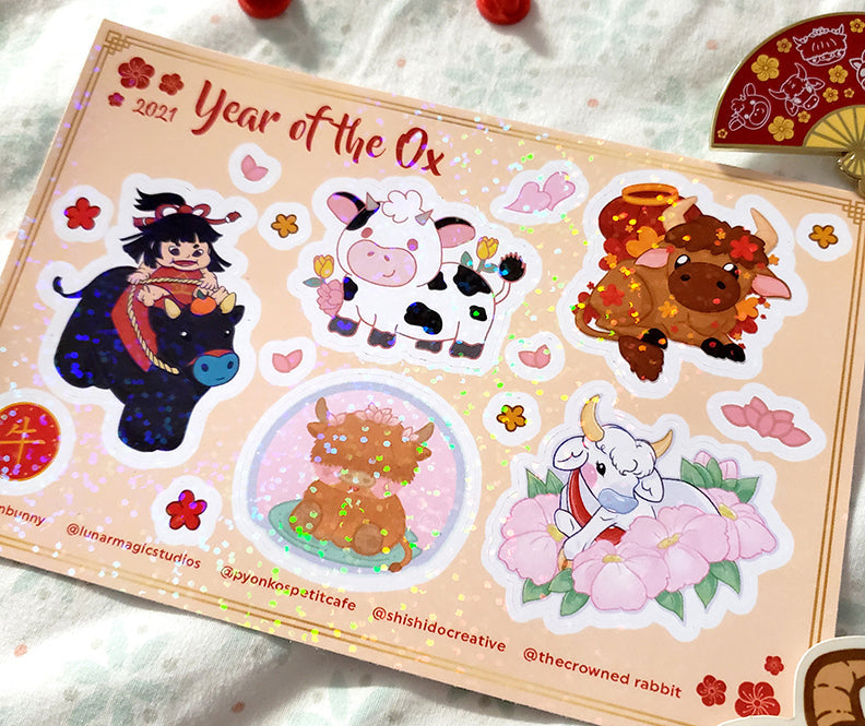 Year of the Ox Sticker Sheet